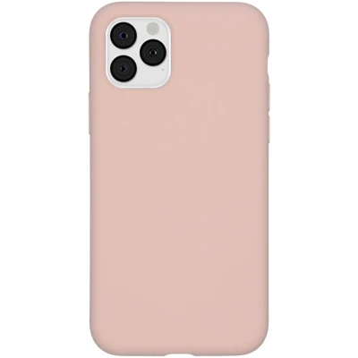 Abbildung von Apple iPhone 11 Pro Hülle Silikon Accezz Soft Case/Backcover Handyhülle Rosa