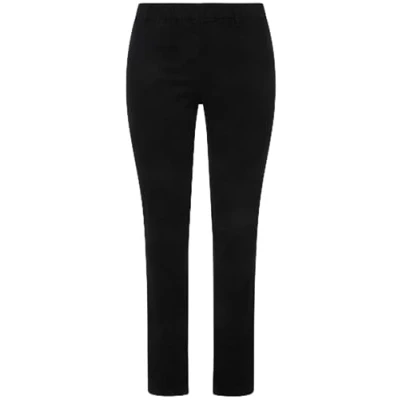 Abbildung von Ulla Popken Damen Jeggings Denim, Sienna Hosen, Schwarz, 42W / 30L EU