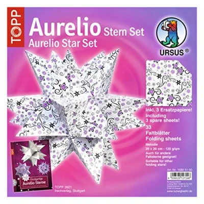 Abbildung von Ludwig Bähr Faltblätter Aurelio Stern Melodie 120g/qm 20x20cm 33 Blatt