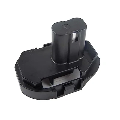 Abbildung von vhbw Akku Adapter kompatibel mit Makita 6391D, 6391DWPE, 6936FD, 6936FDWDE Elektrowerkzeug/Akku für 18 V Li Ion Akkus