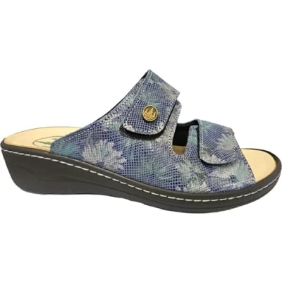 Abbildung von Franken Schuhe Art. 3040 F3 Farbe: anthrazit Damen Pantolette (echt Leder, lose Einlage, Weite H)