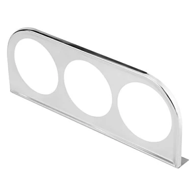 Abbildung von Qiilu 52mm 2 Zoll Universal Multi Loch Meter Gauge Pillar Mount Pod Halter Halterung(Weiß)