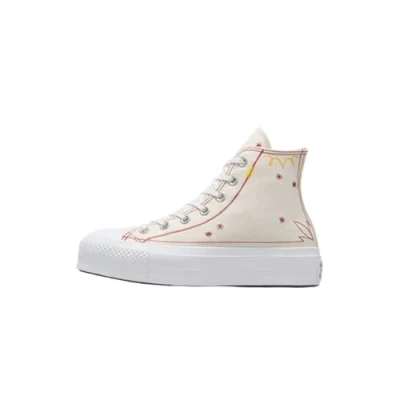 Abbildung von Converse Chuck Taylor All Star Lift Damen Sneaker mit Schnürung, Segeltuch, Schwarz/Egret/Schwarz, 38.5 EU