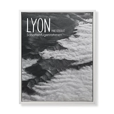 Abbildung von BIRAPA Lyon Keilrahmen für Canvas 65x100 cm in Pinie Gekälkt, Rahmen Leinwände, Leerrahmen Leinwand, Schattenfugenrahmen Keilrahmen, Leinwand