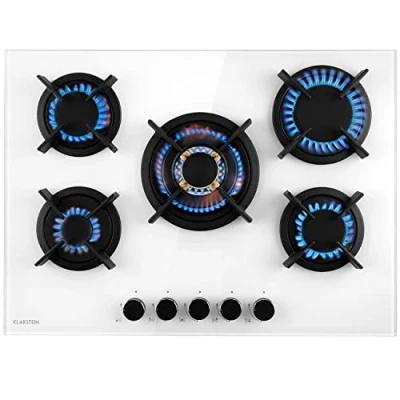 Abbildung von Klarstein Gas Kochfeld CP11 Goldflame 5 W W, Einbau Platten Herdplatte Kochplatte Einbaukochfeld