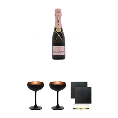 Abbildung von Moet Chandon Brut Rosé Imperial Champagner 0,375 Liter + Geschenkset