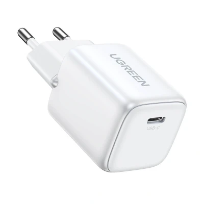 Abbildung von UGREEN Nexode 30W USB C Ladegerät mit GaN II, weiß