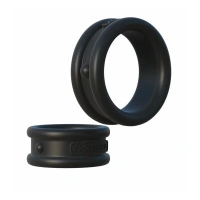 Abbildung von 2 teiliges Set Hoden Penisringe „Max Width Silicone Rings“