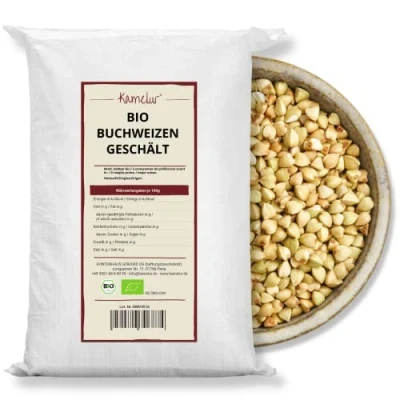 Abbildung von Kamelur Bio Buchweizen geschält (25kg) aus kontrolliert biologischem Anbau