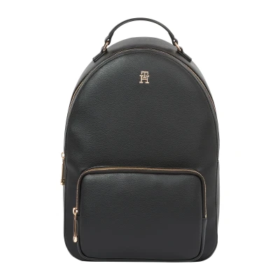 Abbildung von Tommy Hilfiger SOFT Logotape Tagesrucksack, Damen, Größe: One Size, Black