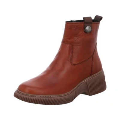 Abbildung von Gemini Anilina Stiefelette, Damen, Größe: 39, Tan braun Schuhe