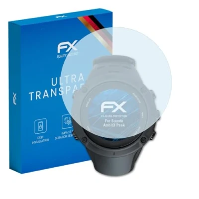 Abbildung von atFoliX Schutzfolie kompatibel mit Suunto Ambit3 Peak Folie, ultraklare FX Displayschutzfolie (3X)