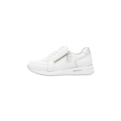Abbildung von Remonte Damen Low Top Sneaker D1G10, Frauen Halbschuhe,lose Einlage,Freizeit,sportlich,straßenschuhe,Strassenschuhe,Sportschuhe,Weiss Kombi (80),36 EU