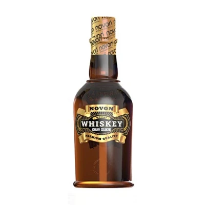 Abbildung von Novon Whiskey Cream Cologne WOODY 400ml Aftershave Creme nach der Rasur