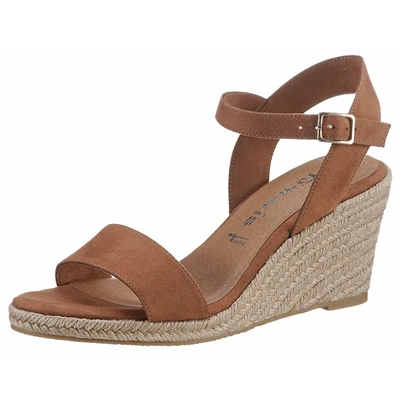 Abbildung von Tamaris Espadrille, Damen, Größe: 40, Cognac Schuhe