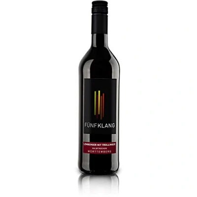 Abbildung von 18 Flaschen Fünfklang Lemberger mit Trollinger a 750ml Rotwein