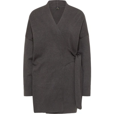Abbildung von Dreimaster Iridia Strickjacke, Damen, Größe: XS/S, Dunkelgrau melange