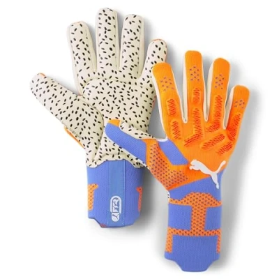 Abbildung von PUMA Herren Future Ultimate Negative Cut Fußball Torwarthandschuhe 11Ultra Orange Blue Glimmer