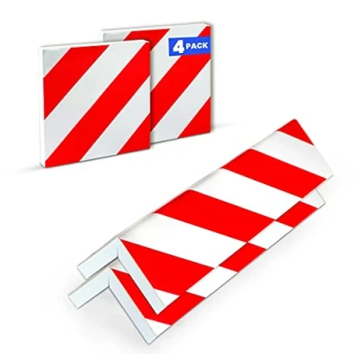 Abbildung von CRINSTON® Garagen Wandschutz 4 STÜCK Kantenschutz Schaumstoff Garage Auto, Autotürenschutz Garage, Perfekt um Stöße und Kratzer zu Vermeiden (2 Stück 40x20x2 cm + 2 20x20x2 cm)