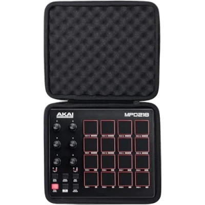 Abbildung von co2CREA Hart Reise Schutz Hülle Etui Tasche für AKAI Professional MPD218 Ultra portabler USB MIDI Controller