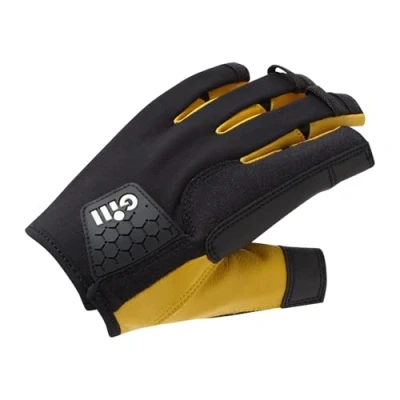 Abbildung von Gill Pro Gloves Segelhandschuhe Kurzfinger schwarz. Größe L