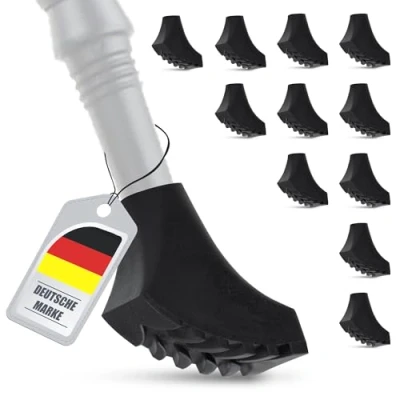 Abbildung von ECENCE Nordic Walking Stöcke 12x Gummipuffer für Pads