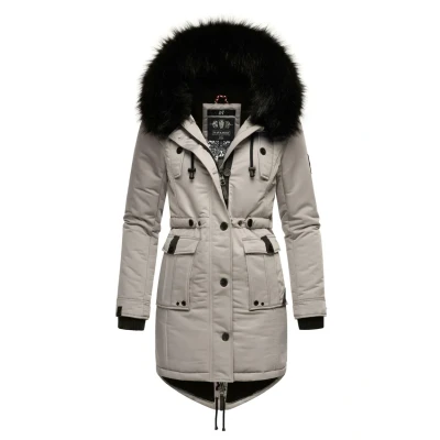 Abbildung von Navahoo Luluna Wintermantel, Damen, Größe: XXL, Zinc grey