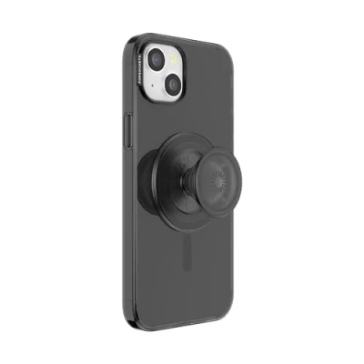 Abbildung von PopSockets Hüllen für MagSafe Schwarz Transluscent iPhone 15 Plus