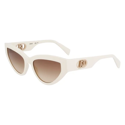 Abbildung von LIU JO Sonnenbrille, Damen, Größe: 54, Milk