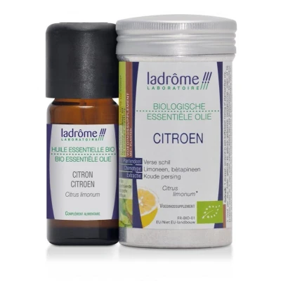 Abbildung von Ladrome Zitronenöl Ätherisches Öl Bio 10 ml Erfrischend