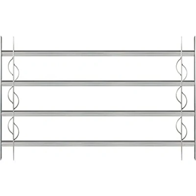 Abbildung von Alberts Fensterschutzgitter &quot;Secorino Style&quot;, Breite ausziehbar 100 150 cm, versch. Höhen