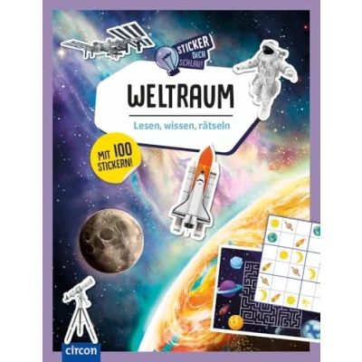 Abbildung von Weltraum: Lesen, wissen, rätseln (Wissenssticker)