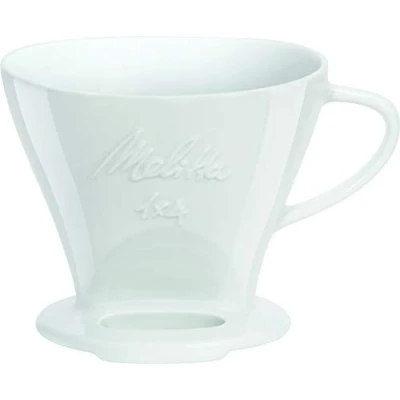 Abbildung von Melitta Schnellfilter Porzellan 1x4 weiß, 1 von FROG.coffee