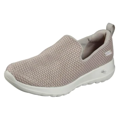 Abbildung von Skechers Damen Go Walk Joy Sneaker, Taupe Textile Trim, 42 EU