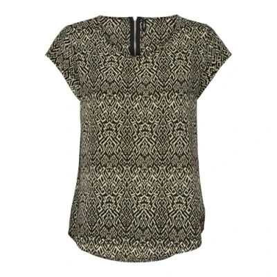 Abbildung von Only Damen Onlvic S/S AOP Top Noos WVN, Demitasse, 32
