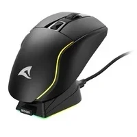 Abbildung von Sharkoon Skiller SGM50W Black, Wireless Optical Gaming Maus, RGB, PBT Button