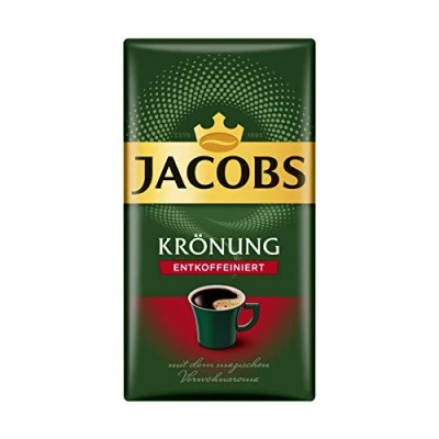 Abbildung von Jacobs Filterkaffee Krönung Entkoffeiniert, 12er Pack, 12 x 500 g gemahlener Kaffee