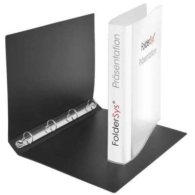 Abbildung von FolderSys Ringbuch 4 Ringe DIN A4 cm transparent