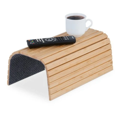 Abbildung von relaxdays Tablett Sofatablett Bambus, Bambus