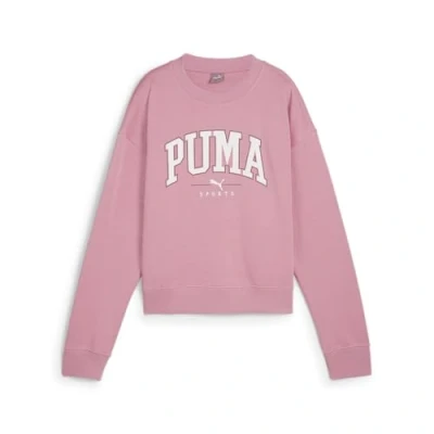 Abbildung von Puma Squad Fulllength Crewneck Sweatshirt, Damen, Größe: Medium, Mauved out