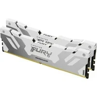 Abbildung von Kingston FURY Renegade DDR5 RGB Silber/Weiß XMP 48GB (2x24GB) 8000MT/s CL38 DIMM Desktop Gaming Speicher Kit mit 2 KF580C38RWAK2 48