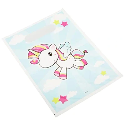 Abbildung von Einhorn Geschenktüten Kinder 29x18cm 8 Stück