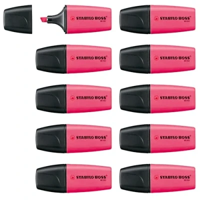 Abbildung von Textmarker STABILO BOSS MINI 10er Pack pink