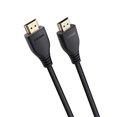 Abbildung von Trust Gaming GXT 731 Ruza Ultraschnelles HDMI 2.1 Kabel, 48Gbps, bis zu 8K@60Hz und 4K@120Hz, 1,8 m, Kompatibel mit PS5, PS4, Xbox One, PC, Smart TV Schwarz