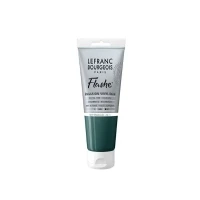 Abbildung von Lefranc Bourgeois 300650 Flashe Acrylfarbe &amp; Vinylfarbe, hochpigmentiert, elastisch, lichtecht, alterungsbeständig, matt, für den Innen Außenbereich, 80ml Tube Smaragdgrün Farbton