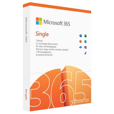 Abbildung von Office M365 Single 1 User DE für PC und MAC, Software