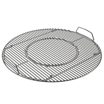 Abbildung von RÖSLE VARIO+ Grillrost, Hochwertiger Grillrost aus Edelstahl für VARIO Einsätze, Holzkohle Kugelgrill No.1 F60, Silber