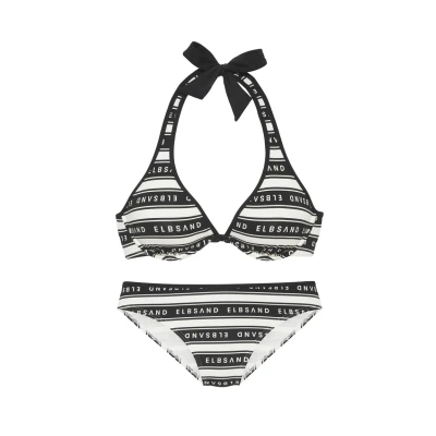 Abbildung von Elbsand BÜGEL SET Bikini, Damen, Größe: 36xC, Weiß schwarz