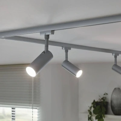 Abbildung von Paulmann Schienensystem Leuchten URail Schienenspot Tubo Einzelspot 234lm 4,5W 4000K 230V Chrom matt, (1 tlg)