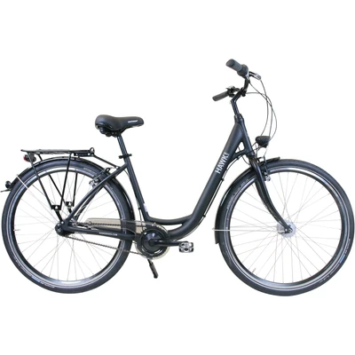 Abbildung von HAWK Bikes Cityrad &quot;HAWK City Wave Easy Black&quot;, 7 Gang, Shimano, Nexus Schaltwerk, für Damen und Herren